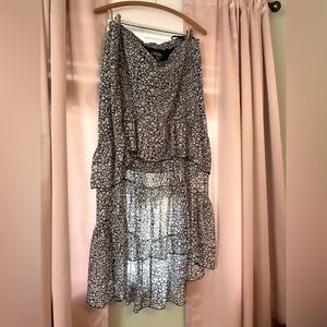 Layered Floral skirt